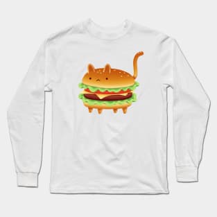 Yum Yum Cats- Nya Burger Long Sleeve T-Shirt